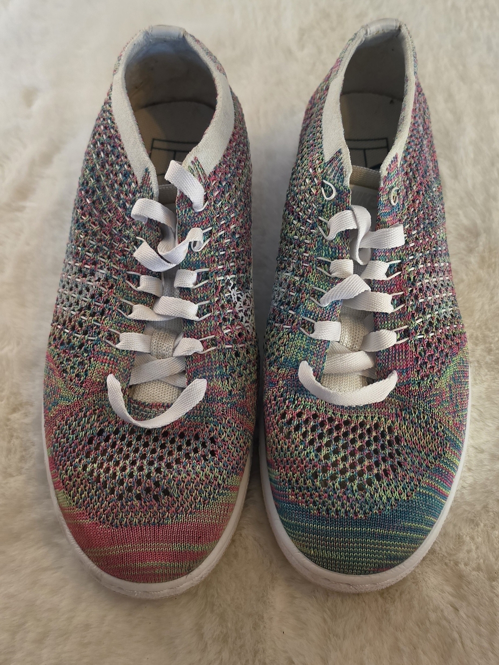 Nike Women’s Multicolor Knit Sneakers with White Laces
